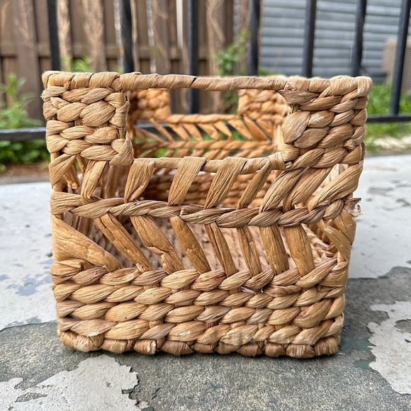 Woven Rectangular Storage Basket - Picture 9 of 16